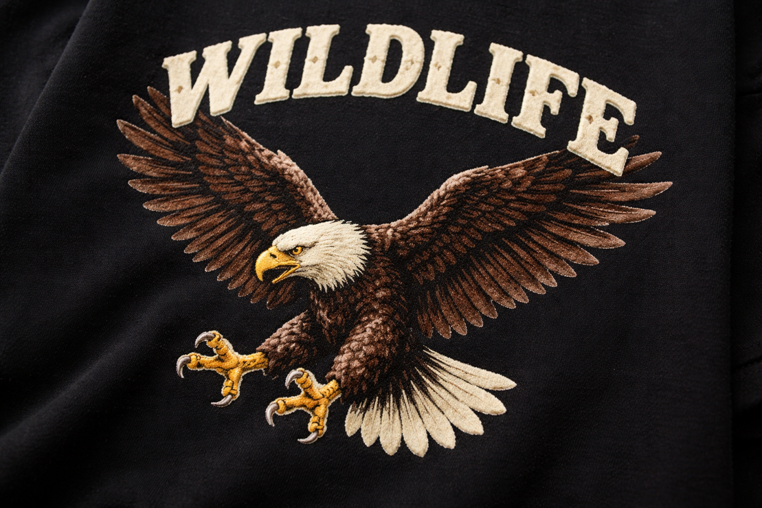 Flexdruck mit Transferpresse