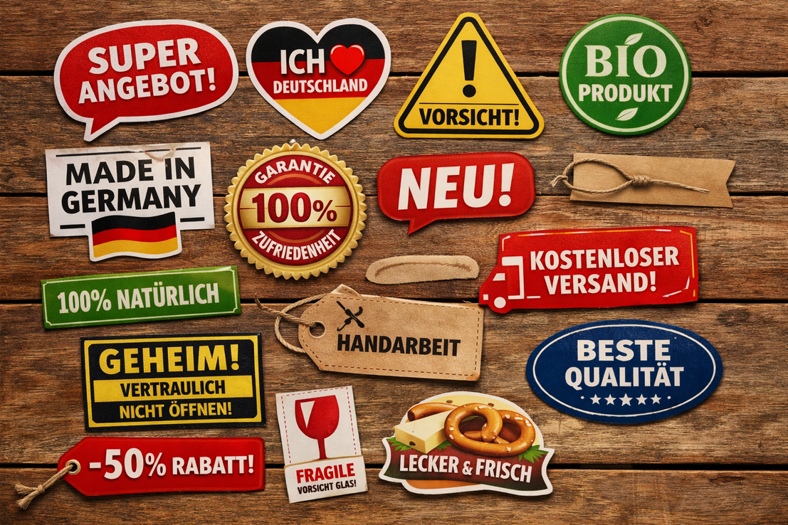 Individuelle Aufkleber und Etiketten